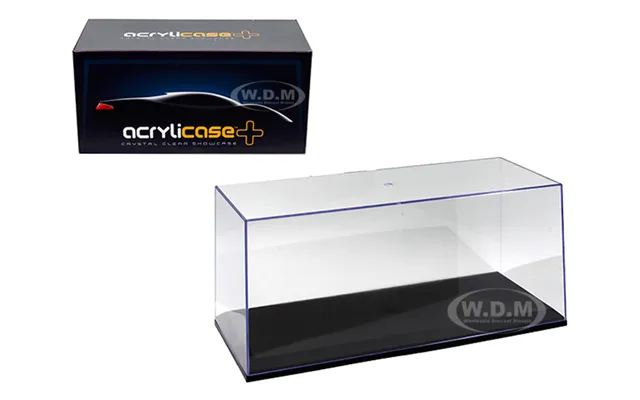 Collectible Display Show Case With Black Base For 1 24 1 18 Scale Models By Illumibox