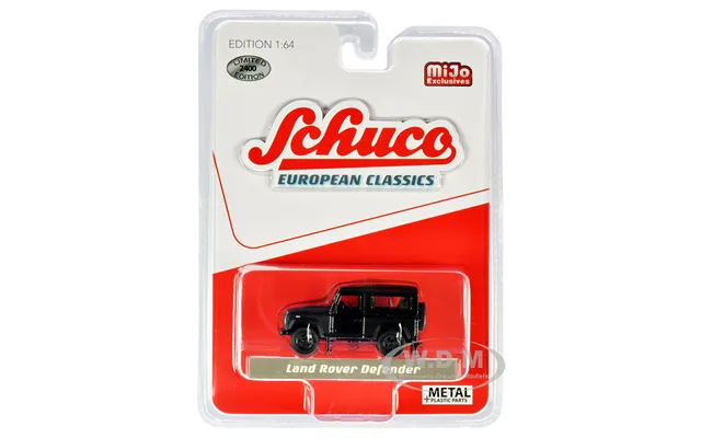 Land Rover Defender Matt Black European Classics Limited Edition To 2400 Pieces Worldwide 1 64 Diecast Model Car By Schu