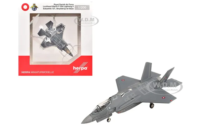 Lockheed Martin F-35a Lightning Ii Aircraft Eskadrille 727 - Skrydstrup Air Base L-007 Royal Danish Air Force 1 200 Diec