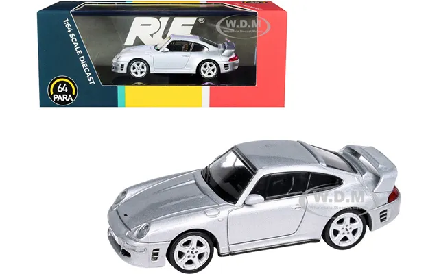 Ruf Ctr2 Silver Metallic 1 64 Diecast Model Car By Paragon Models