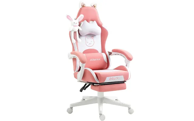 Cute Gaming Chair Dowinx Ls-6655 Pink A Game Changer In Aesthetics