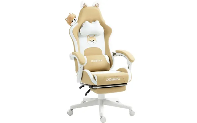 Cute Gaming Chair Dowinx Ls-6655 Shiba Inu A Game Changer In Aesthetics