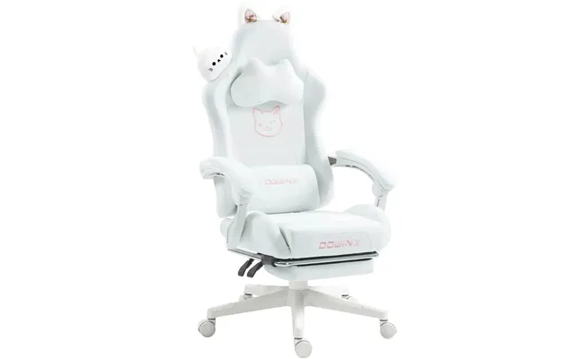 Cute Gaming Chair Dowinx Ls-6655 White A Game Changer In Aesthetics