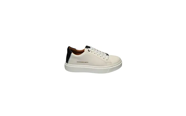 Albbldm-9066-wbk Alexander Smith Men's White Leather