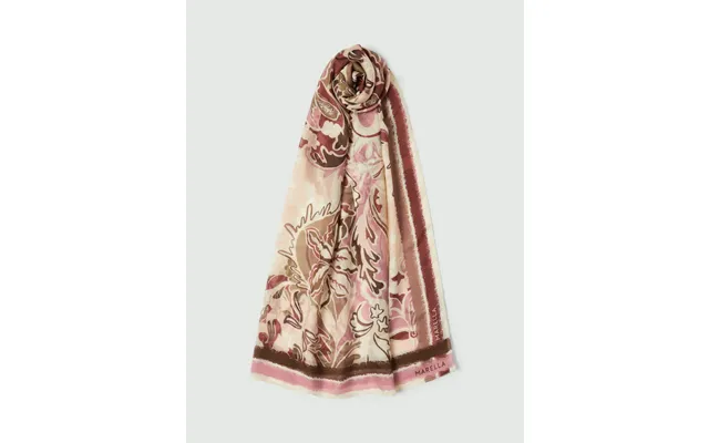 Foulard Woman Mixed Silk Terracotta