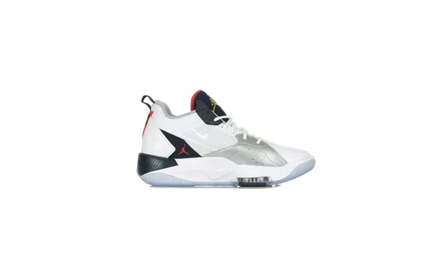 Jordan Zoom 92 White Obsidian True Red Metallic Silver Men's High Shoe