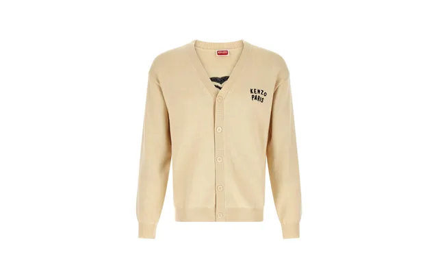 Kenzo Cardigan Back Heart Man Beige