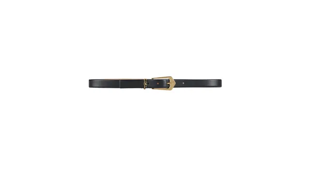 Leather Belt Elisabetta Franchi With Gold Detail