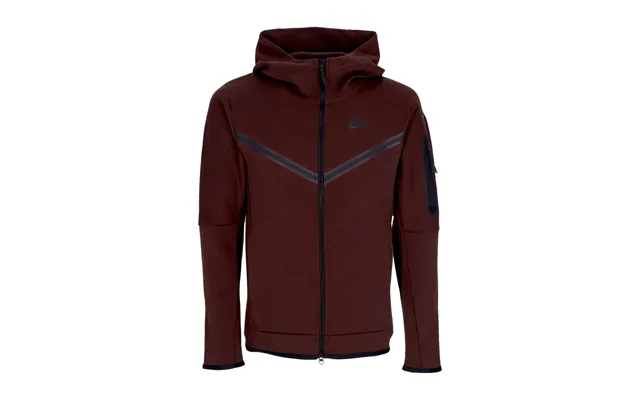 Lightweight Hooded Zip Sweatshirt Men's Sportswear Tech Fleece Hoodie Earth Black