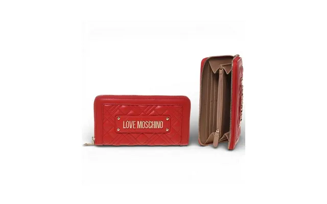 Love Moschino Quilted Woman Red Wallet In Synthetic