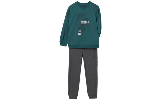 Mayoral - Green Gray Suit 7844
