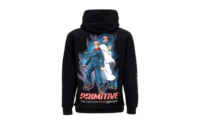 Men's Itadori Sukuna Zip Hoodie X Jujutsu Kaisen Black