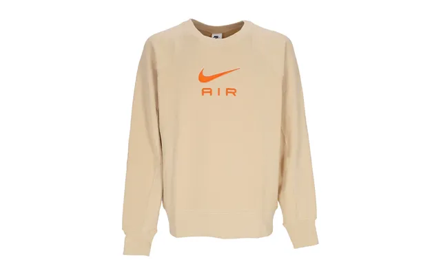 Men's Lightweight Crewneck Sweatshirt Sportswear Air French Terry Crewneck Sesame Safety Orange