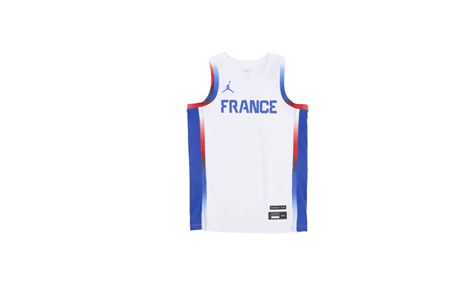 Men's Limited Home Basketball Jersey Team France White Royal