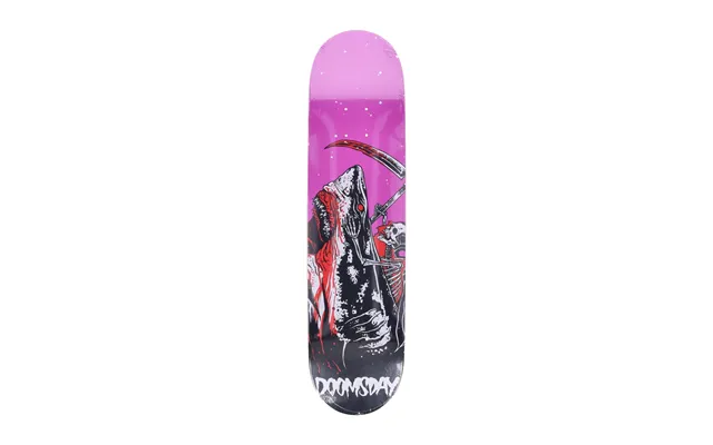 Men's Skateboard Deck Death From Below Deck Red