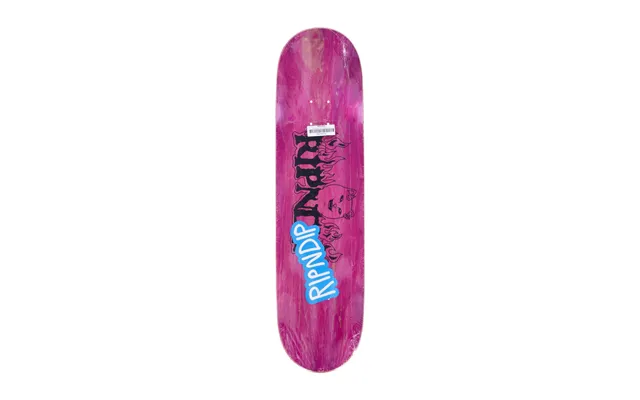 Men's Skateboard Devils Work Board Black Fuchsia