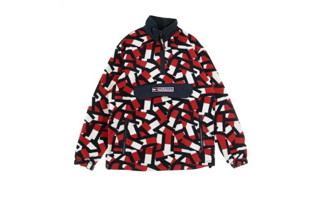 Men's Slip-on Fleece Jacket Sport Tech Polar Camo Aop Estate Blue