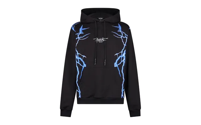 New Lightning Hoodie Men's Lightweight Hoodie Black Blue