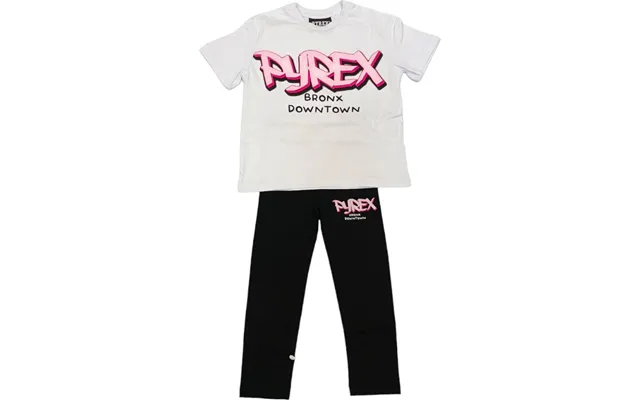 Pyrex - T-shirt Leggings White Pink S4pybgtl199