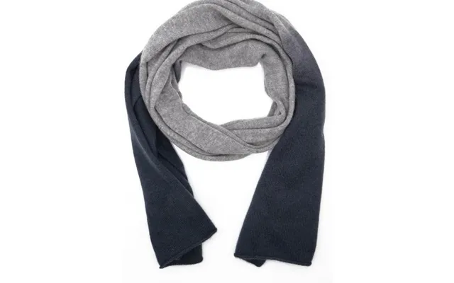 Riviera Cashmere - Men's Scarf Black Grey 102td Gri