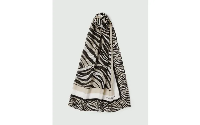Scarf Mixed Silk Woman Beige