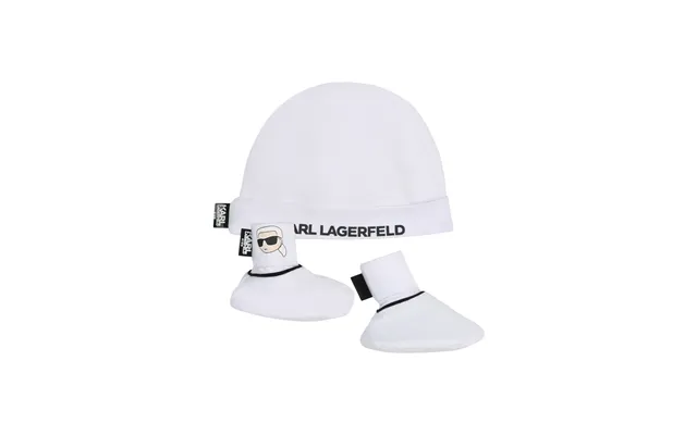 Set Child Unisex Karl Lagerfeld Cap And Scarpines