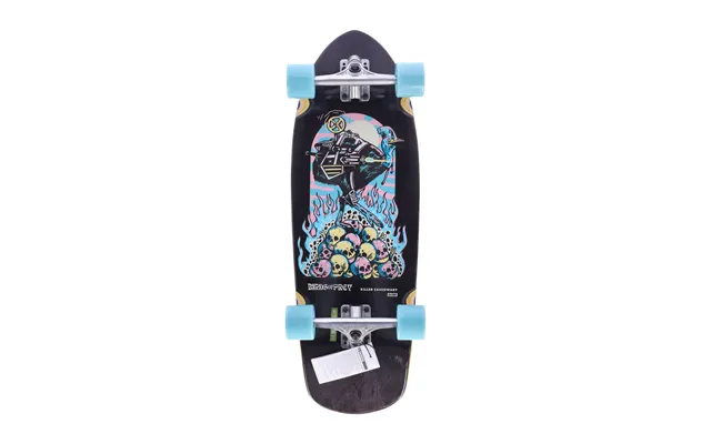 Skateboard Assembled Men Stubby Black Teal