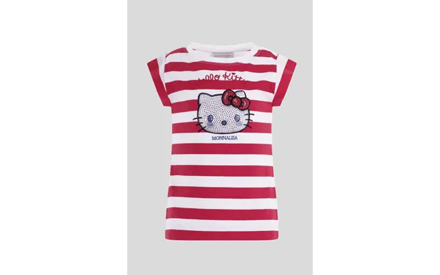 Striped T-shirt Hello Kitty White-red Baby