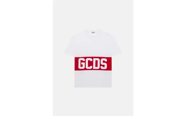T-shirt Baby Gcds Zoujqc585j105 Bianco-rosso