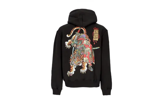 Tiger And Soldier Hoodie Black Men's Hoodie