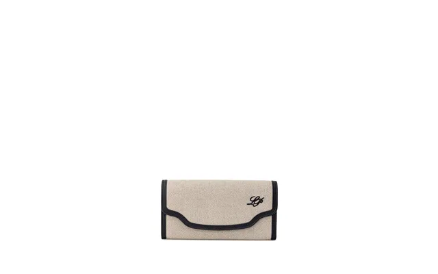 Wallets In Canvas Beige And Leather Loro Piana