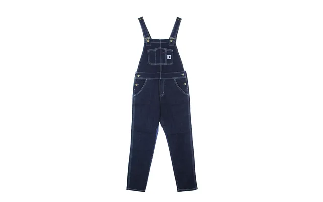 Women's Dungarees W Bib Overall Blue Rinsed