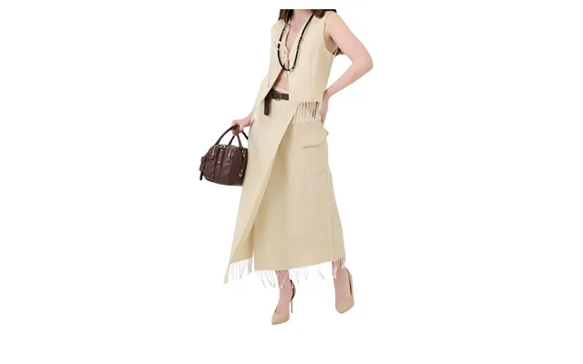 Women's Skirt Souvenir Midi With Fringe