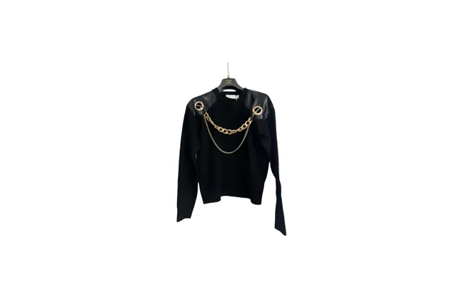 Women's Sweater Trash And Luxury With Chain