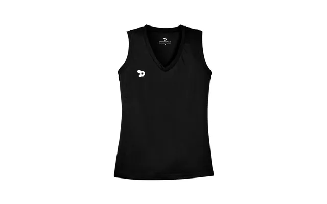 Gridiron Women Sleeveless V-neck Tee - Black S