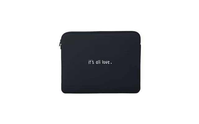 It's All Love Neoprene 15 Laptop Sleeve - Black