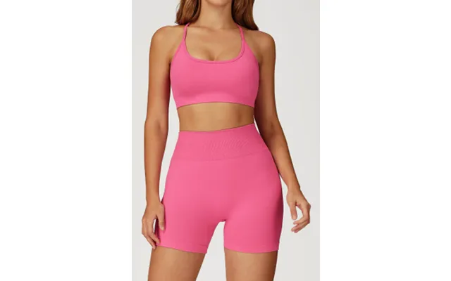 Pickleball Volleyluxe Short And Sports Bra Set - Pink Xl