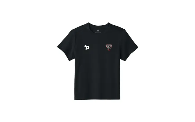 Roma Fc Youth Club Short Sleeve Crew - Black L