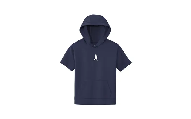 Ronaldinho Bruxo Youth Fleece Short Sleeve Hooded Pullover - Navy Xs