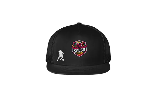 Salsa Flat Bill Trucker Cap - Black