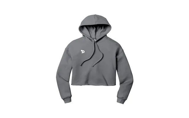 Team D Women’s Cropped Fleece Hoodie - Storm M