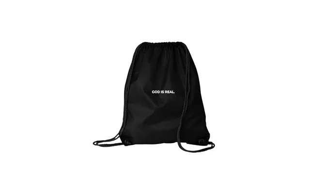 Tj53 God Is Real Cinch Gym Bag - Black
