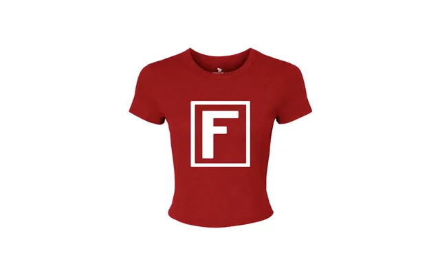 Women's Funk Baby Tee - Red Xs