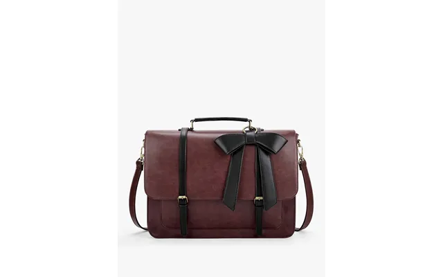 Cocoa Truffle Ecosusi Classic Bow Briefcase