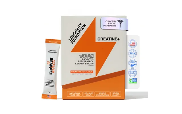Ecowise Longevity Creamy Peach - 3 Packs Autoship Every 60 Days