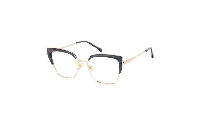 Cat-eye Black Gold Eyeglasses