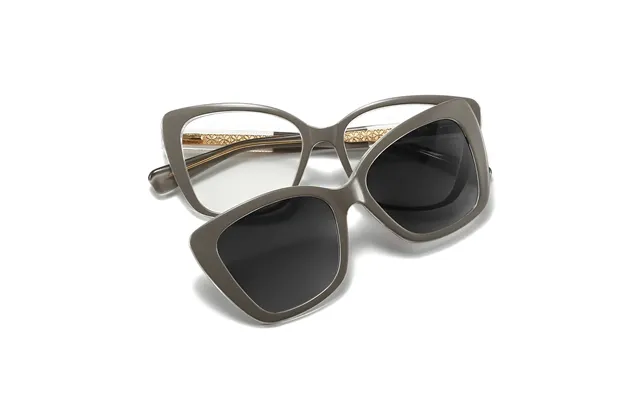Cat-eye Grey Eyeglasses