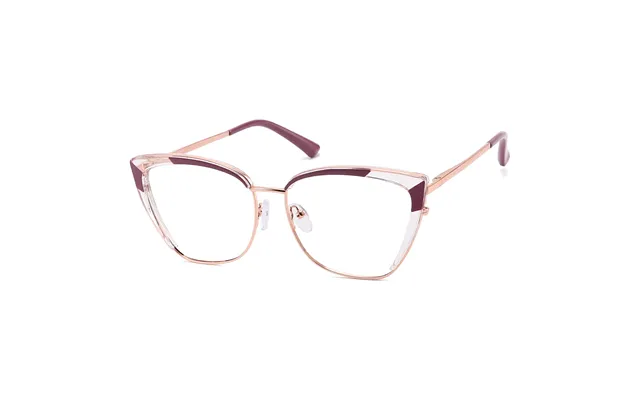 Cat-eye Transparent Pink Eyeglasses