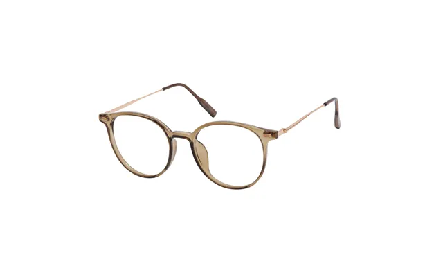 Oval Transparent Green Eyeglasses