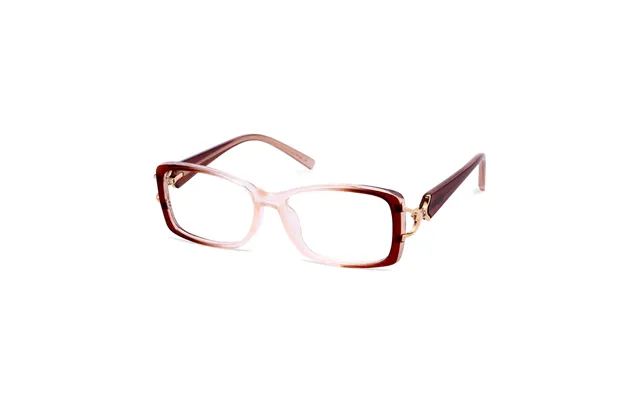 Rectangle Transparent Amber Eyeglasses